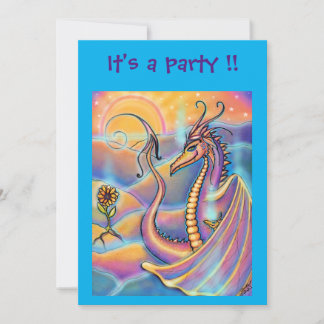 Dragon Fantasy By Renee L. Lavoie für Kinder Einladung