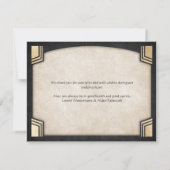 Dragon Fantasy Modern Deko Wedding Dankeskarte (Rückseite)