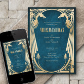 Dragon Fantasy Modern Deko Wedding Einladung