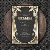 Dragon Fantasy Modern Deko Wedding Einladung