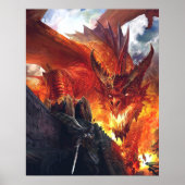 Dragon Fantasy Poster zum Feueratmen (Vorne)