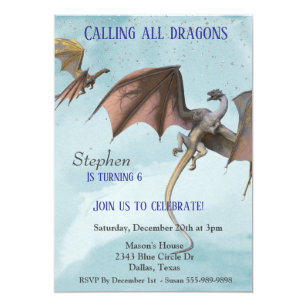 Dragons Einladungen Zazzle De