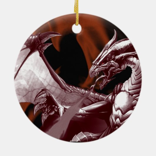 Dragon Fantasy Tree Ornament (Hinten)