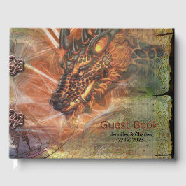 Dragon Fantasy Wedding Guest Book Gästebuch