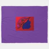 Dragon Fashionista Fleecedecke (Vorderseite (Horizontal))