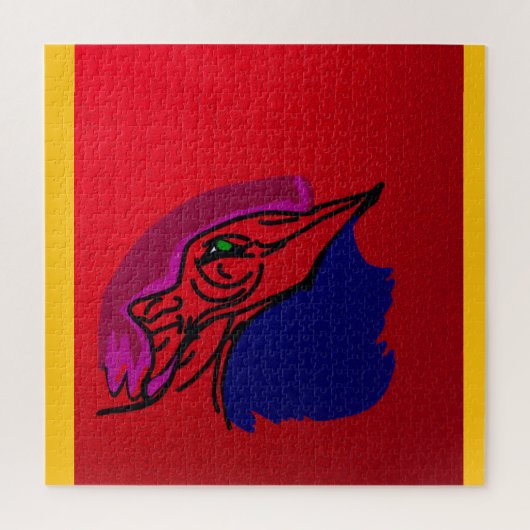 Dragon Fashionista Jigsaw Puzzle (Vertikal)