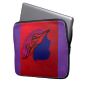 Dragon Fashionista Laptop Sleeve (Vorderseite Links)