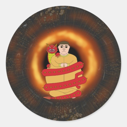 Dragon Fat Typ Sticker (Vorderseite)