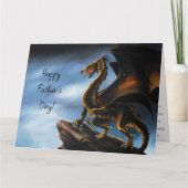 Dragon Father's Day Card Karte (Vorderseite)