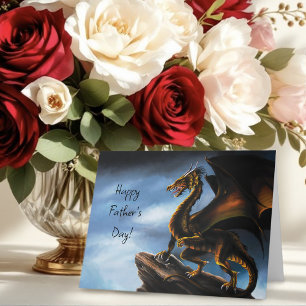 Dragon Father's Day Card Karte