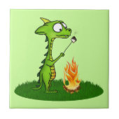 Dragon Fire Fliese (Vorderseite)