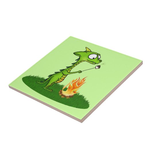 Dragon Fire Fliese (Seite)