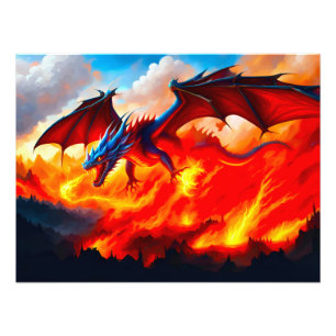 Dragon Fire Fotodruck