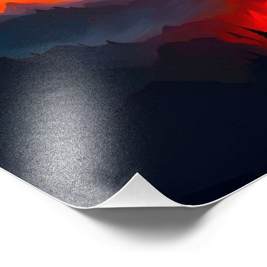 Dragon Fire Fotodruck (Ecke)