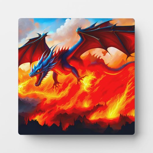 Dragon Fire Fotoplatte (Vorderseite)