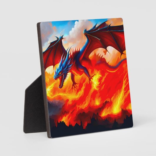 Dragon Fire Fotoplatte (Vorderseite)