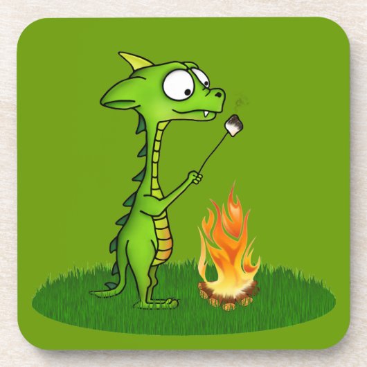 Dragon Fire Getränkeuntersetzer (Vorderseite)