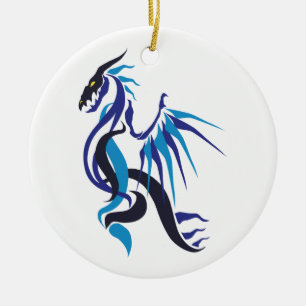 Dragon Fire Keramik Ornament