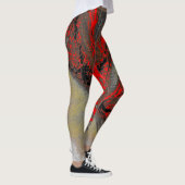 Dragon Fire Leggings – Mythic Fantasy Pattern (Rechts)