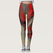 Dragon Fire Leggings – Mythic Fantasy Pattern (Vorderseite)