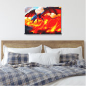 Dragon Fire Leinwanddruck (Insitu (Schlafzimmer))