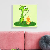 Dragon Fire Leinwanddruck (Insitu (Wohnzimmer))