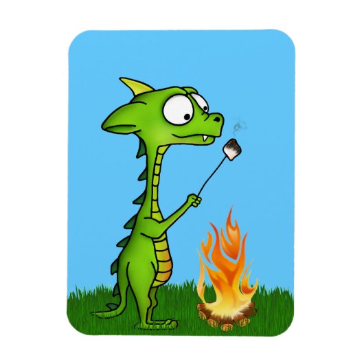 Dragon Fire Magnet (Vertikal)