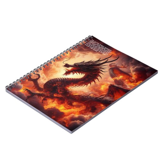Dragon Fire Notizblock (Linke Seite)