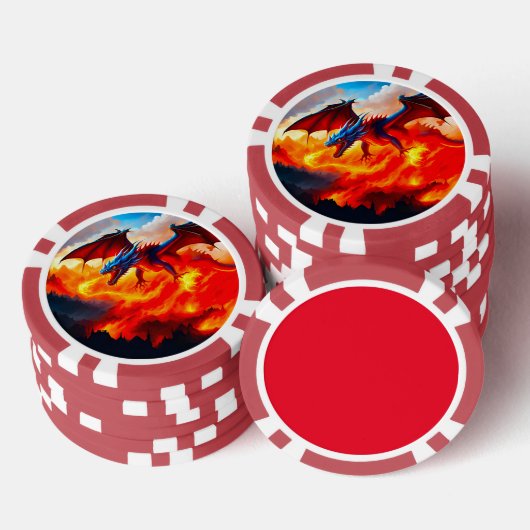 Dragon Fire Pokerchips (Stapel)