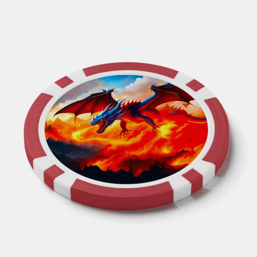 Dragon Fire Pokerchips (Einzeln)