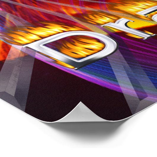 Dragon Fire Poster (Ecke)