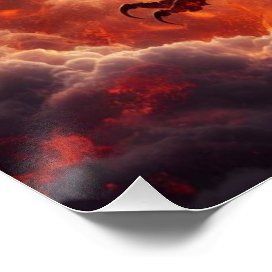 Dragon Fire Poster (Ecke)