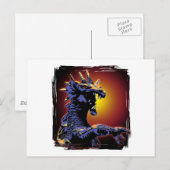 Dragon Fire Postkarte (Vorne/Hinten)