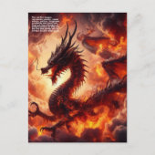 Dragon Fire Postkarte (Vorderseite)
