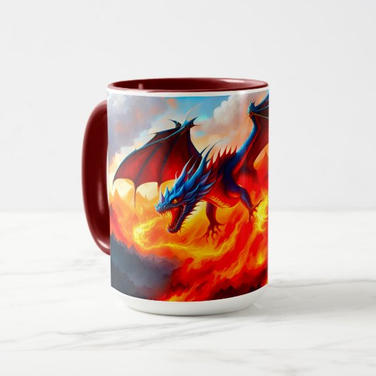 Dragon Fire Tasse (Vorderseite Links)
