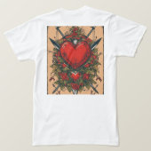 "Dragon-Fire Unisex T - Shirt: Ignite Dein Stil mi T-Shirt (Design Rückseite)