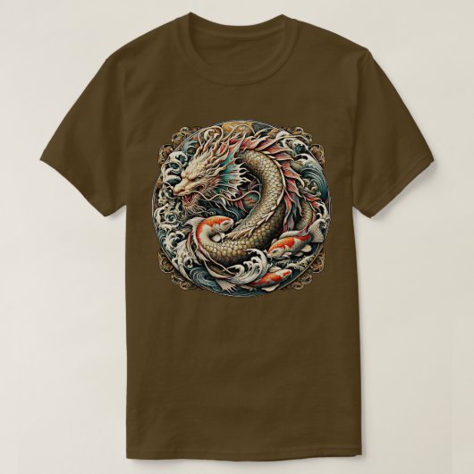 Dragon Fish Tattoo T-Shirt (Design vorne)