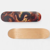 Dragon flame skate skateboard (Horizontal)