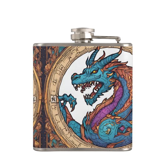 Dragon Flask Flachmann (Rückseite)