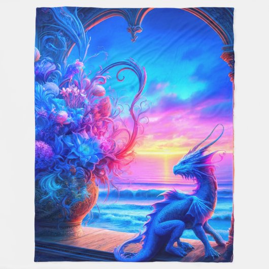 Dragon Fleecedecke (Vorderseite)