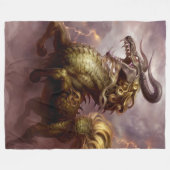 DRAGON FLEECEDECKE (Vorderseite (Horizontal))