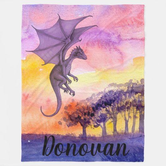 Dragon Fleecedecke (Vorderseite)