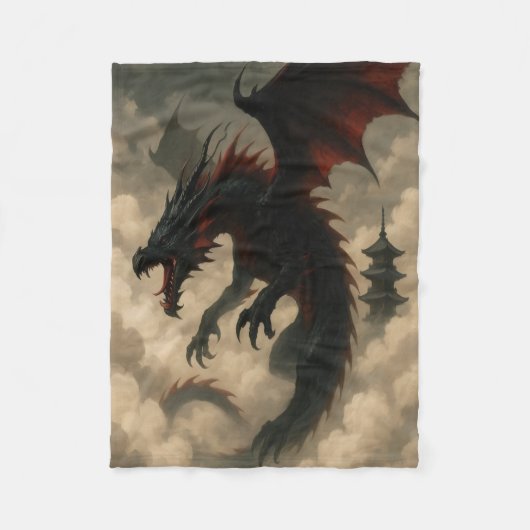 Dragon Fleecedecke (Vorderseite)