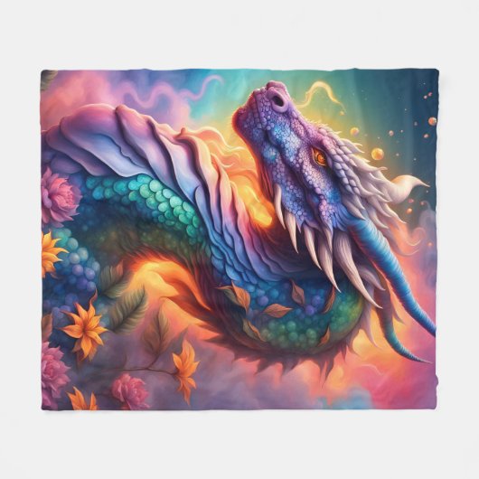 Dragon Fleecedecke (Vorderseite (Horizontal))