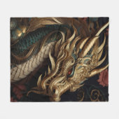 Dragon Fleecedecke (Vorderseite (Horizontal))