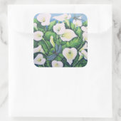 Dragon Flies Quadratischer Aufkleber (Tasche)