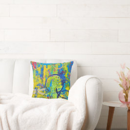 Dragon Fly abstrakt Art Kissen