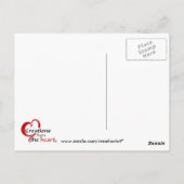 Dragon Fly Birthday personalisieren Postkarte (Rückseite)