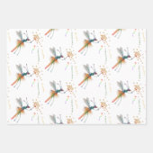 Dragon Fly Fairy Weihnachtsgeschenk Wrapping Paper Geschenkpapier Set (Vorderseite)
