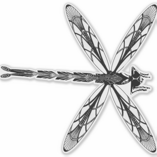 Dragon Fly from Shifter: A Zie and Dax Novel Aufkleber (Vorderseite)